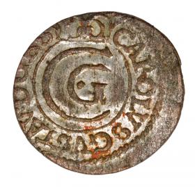 Obrazek dla: Szeląg 1655 Karol Gustaw Liwonia