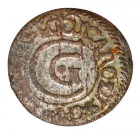 Obrazek dla: Szeląg 1656 Karol Gustaw Ryga