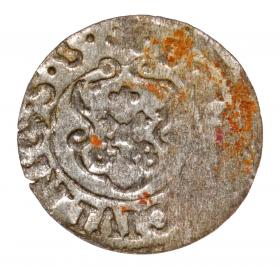 Obrazek 2 dla: Szeląg 1658 Karol Gustaw Ryga