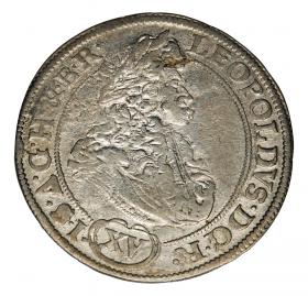 Obrazek dla: 15 krajcarów 1693 Leopold I Habsburg Śląsk Wrocław