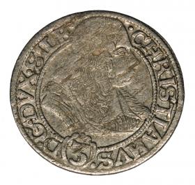 Obrazek dla: 3 krajcary 1668 Chrystian Wołowski Księstwo BrzeskoLegnickoWołowskie Brzeg