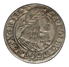 Obrazek dla: 3 krajcary 1661 Leopold I Habsburg Śląsk Wrocław