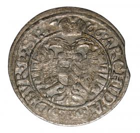 Obrazek 2 dla: 3 krajcary 1666 Leopold I Habsburg Śląsk Wrocław