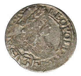 Obrazek dla: 3 krajcary 1666 Leopold I Habsburg Śląsk Wrocław