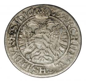 Obrazek 2 dla: 3 krajcary 1666 Leopold I Habsburg Śląsk Wrocław