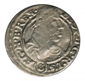 Obrazek dla: 3 krajcary 1666 Leopold I Habsburg Śląsk Wrocław