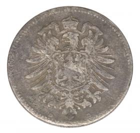 Obrazek 2 dla: 1 marka 1881 Wilhelm I Hohenzollern Prusy Monachium