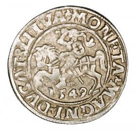 Obrazek dla: Półgrosz 1549 Zygmunt II August Litwa Wilno