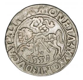 Obrazek dla: Półgrosz 1551 Zygmunt II August Litwa Wilno