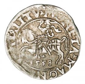 Obrazek dla: Półgrosz 1558 Zygmunt II August Litwa Wilno