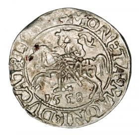 Obrazek dla: Półgrosz 1558 Zygmunt II August Litwa Wilno
