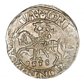 Obrazek dla: Półgrosz 1558 Zygmunt II August Litwa Wilno