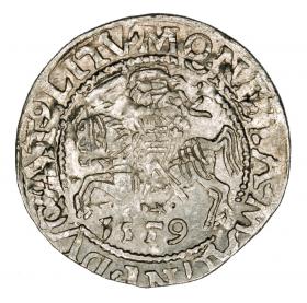 Obrazek dla: Półgrosz 1559 Zygmunt II August Litwa Wilno