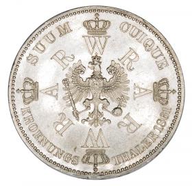 Obrazek 2 dla: Talar 1861 Wilhelm I Hohenzollern Prusy Berlin
