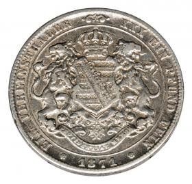 Obrazek 2 dla: Talar 1871 Jan Wettyn Niemcy Saksonia Drezno