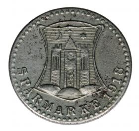 Obrazek 2 dla: 10 fenigów 1918 Ziębice Munsterberg