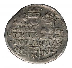 Obrazek 2 dla: Trojak 1588 Zygmunt III Waza Polska Poznań