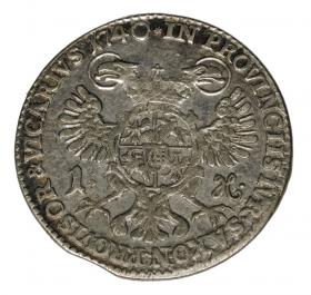 Obrazek 2 dla: Grosz wikariacki 1740 August III Polska Drezno
