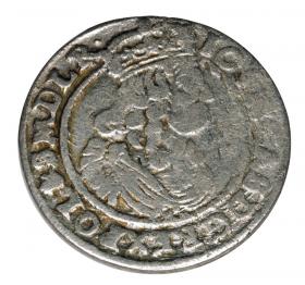 Obrazek dla: Szóstak 1665 Jan Kazimierz Polska Kraków