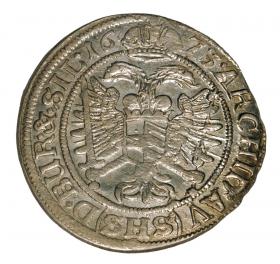 Obrazek 2 dla: 6 krajcarów 1673 Leopold I Habsburg Śląsk Wrocław