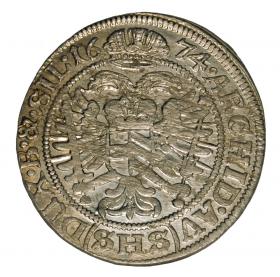 Obrazek 2 dla: 6 krajcarów 1674 Leopold I Habsburg Śląsk Wrocław