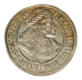Obrazek dla: 6 krajcarów 1673 Leopold I Habsburg Śląsk Wrocław