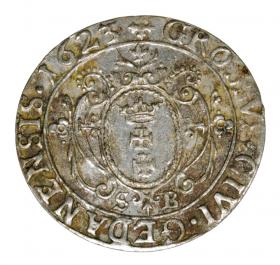 Obrazek 2 dla: Grosz 1623 Zygmunt III Waza Gdańsk