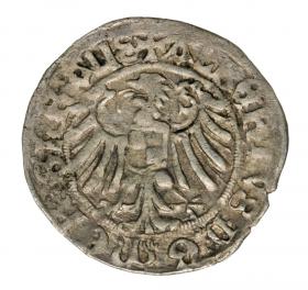 Obrazek 2 dla: Grosz 1519 Albrecht Hohenzollern Zakon Krzyżacki Królewiec