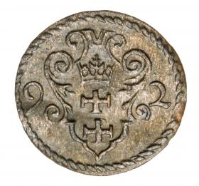 Obrazek dla: Denar 1592 Zygmunt III Waza Gdańsk