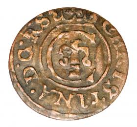 Obrazek dla: Szeląg 1647 Krystyna Waza Liwonia