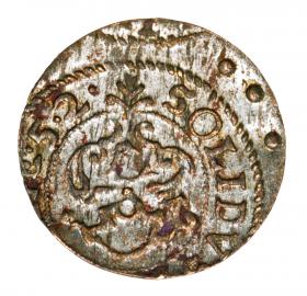 Obrazek 2 dla: Szeląg 1652 Krystyna Waza Liwonia