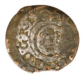 Obrazek dla: Szeląg 1653 Krystyna Waza Liwonia