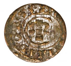 Obrazek dla: Szeląg 1654 Krystyna Waza Liwonia
