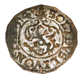 Obrazek 2 dla: Szeląg 1654 Krystyna Waza Liwonia