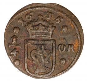 Obrazek 2 dla: 1/4 ore 1635 Krystyna Waza Szwecja Nykoping / Sater