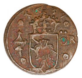 Obrazek 2 dla: 1/4 ore 1637 Krystyna Waza Szwecja Sater