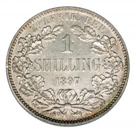 Obrazek 2 dla: 1 schilling 1897 Republika Południowej Afryki