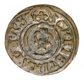 Obrazek dla: Szeląg 1648 Krystyna Waza Liwonia