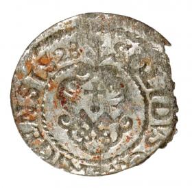Obrazek 2 dla: Szeląg 1628 Gustaw Adolf Ryga