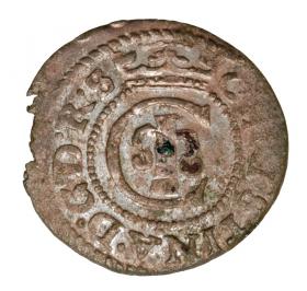 Obrazek dla: Szeląg 1644 Krystyna Waza Ryga