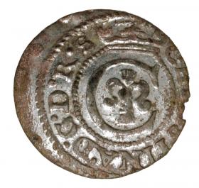 Obrazek dla: Szeląg 1644 Krystyna Waza Ryga