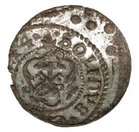 Obrazek 2 dla: Szeląg 1644 Krystyna Waza Ryga