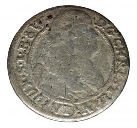 Obrazek dla: 6 krajcarów 1665 Jan Chrystian Księstwo Brzesko  Legnicko  Wołowskie Brzeg