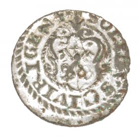 Obrazek 2 dla: Szeląg 1641 Krystyna Waza Ryga