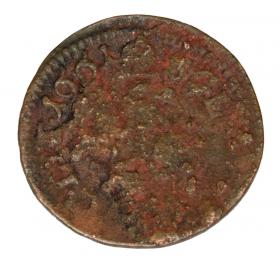 Obrazek 2 dla: Szeląg 1661 Jan Kazimierz Litwa Ujazdów