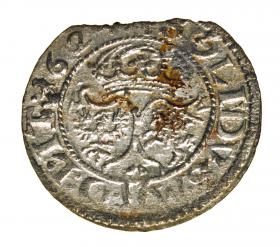 Obrazek 2 dla: Szeląg 1624 Zygmunt III Waza Wilno