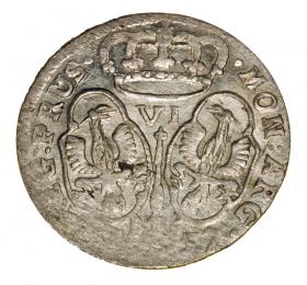 Obrazek 2 dla: Szóstak 1757 Fryderyk II Wielki Prusy Królewiec