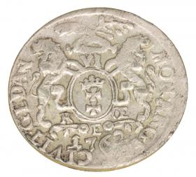 Obrazek 2 dla: Szóstak 1762 August III Sas Gdańsk