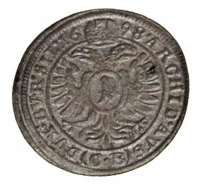 Obrazek 2 dla: 1 krajcar 1698 Leopold I Habsburg Brzeg