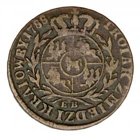 Obrazek 2 dla: Trojak 1788 Stanisław August Poniatowski Warszawa